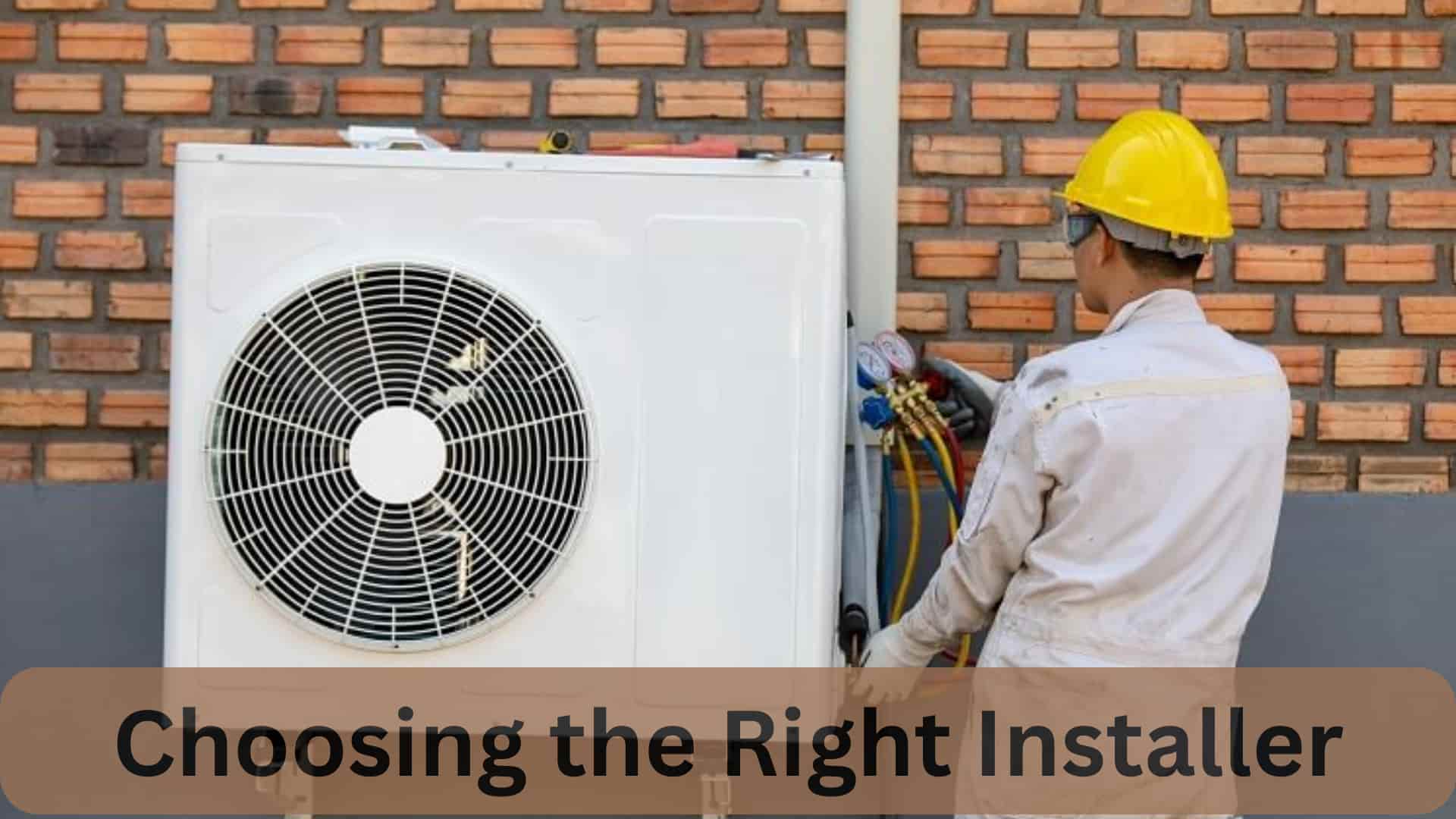 Choosing the Right Installer